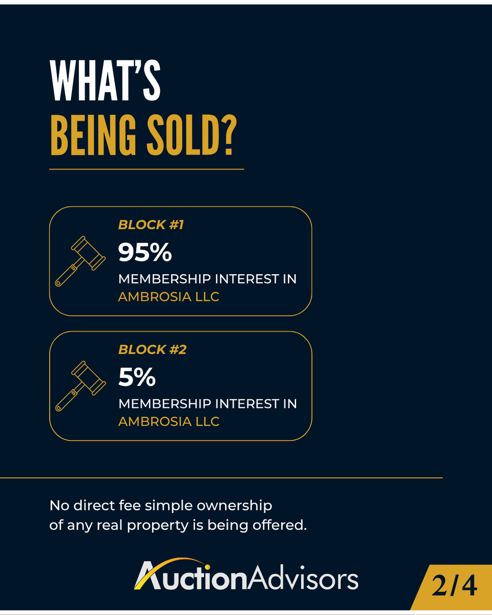 AuctionAdvisors's tweet photo. UCC Foreclosure Auction – Membership Interests in Ambrosia LLC

95% and 5% LLC membership interests in entity owning property at 1512–1514 Washington Ave., Bronx, NY.

Qualifying Bid Deadline: May 11, 2026
Virtual Auction: May 12, 2026

🔗 https://t.co/vbDrScWucf
#Auction https://t.co/wPmFqLPrF8
