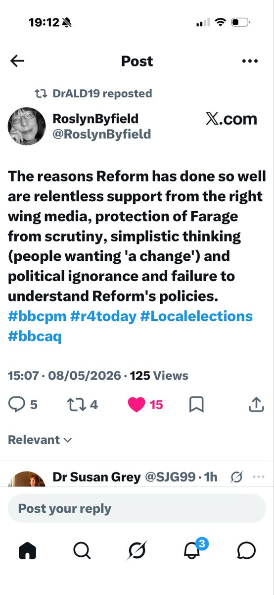 Melanie97288053's tweet photo. @BBCNews Maybe the press need to look at themselves and stop doing farages bidding 👌 https://t.co/JKDqEPTNjy