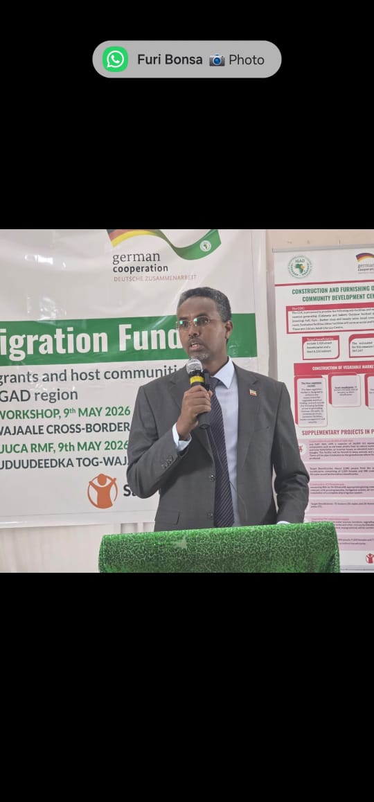 IGADHealthS's tweet photo. 📍 #Tog-Wajale Cross Border 

📢The launch of the Regional Migration Fund (RMF) project activities in the Tog-Wajale cross-border area has successfully concluded.

The approved initiatives include:
✅Upgrading the livestock market center
✅Constructing a Community Development Center
✅Establishing a new vegetable market

These projects aim to improve livelihoods for migrants, refugees, and host communities while promoting social cohesion and stability along the migration corridor.

Speaking on behalf of H.E. @DrWorkneh, Ambassador Moussa Megague (@meigague) the Director @IGADHealthS reaffirmed IGAD’s commitment to sustainable and inclusive cross-border development.

#IGADSupportPlatform