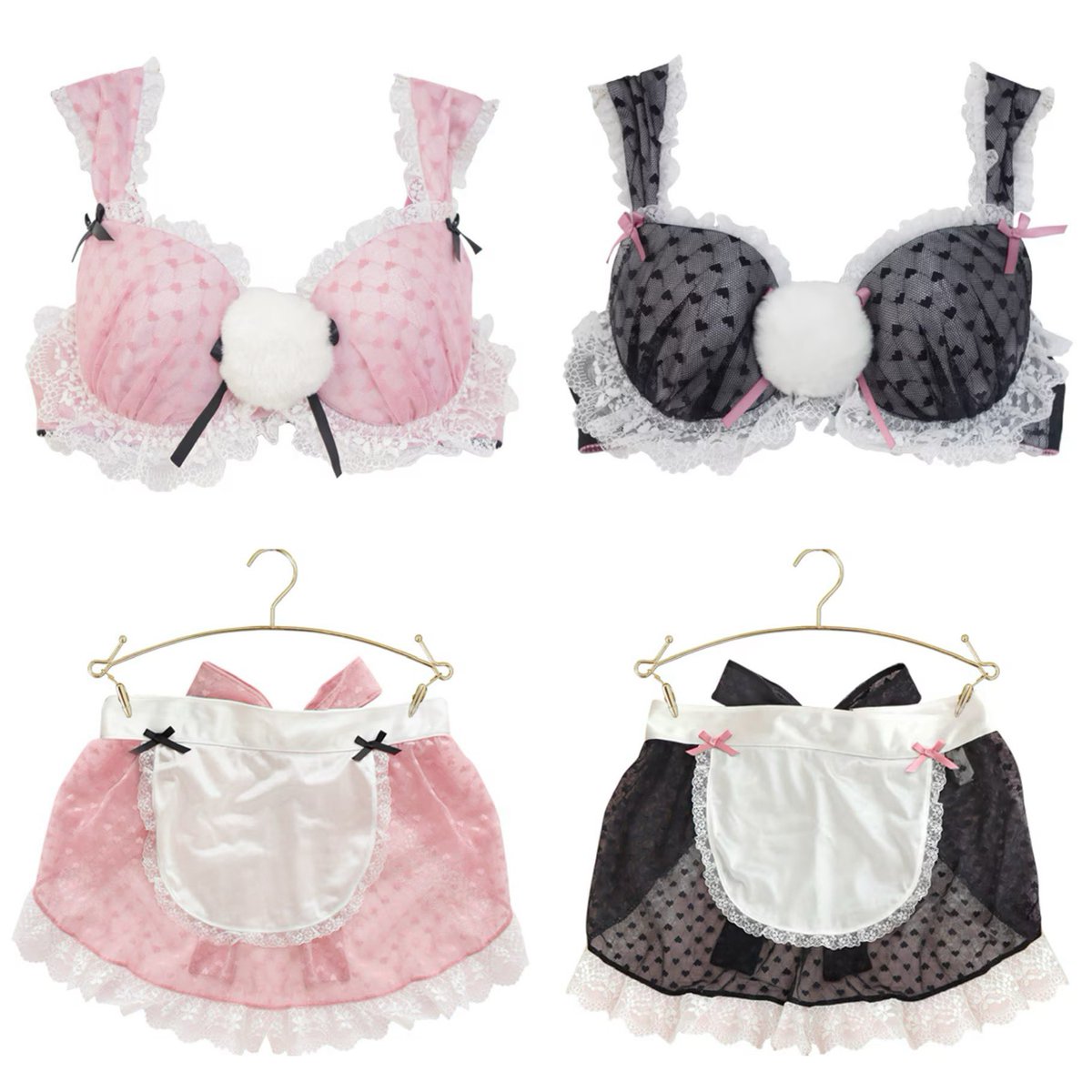 Loveran_Event_'s tweet photo. ﹢﹒ ✦⊹﹒ ﹢﹒ ✦⊹﹒ ﹢﹒ ✦

#メイドの日 🎀
かわいいメイド服みたいなランジェリー🫖

✓ 𝐌𝐚𝐢𝐝 𝐁𝐮𝐧𝐧𝐲 𝐂𝐨𝐥𝐥𝐞𝐜𝐭𝐢𝐨𝐧

﹢﹒ ✦⊹﹒ ﹢﹒ ✦⊹﹒ ﹢﹒ ✦ https://t.co/6MoCibuPgv
