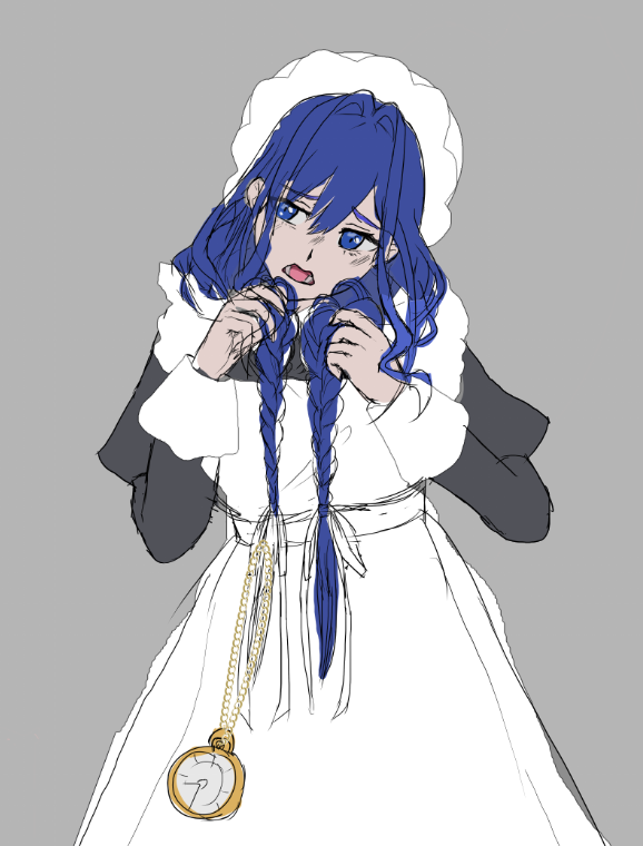 doodMakesStuff's tweet photo. wip #メイドの日 #kronillust #Luv4Kronii https://t.co/ThUriT779m