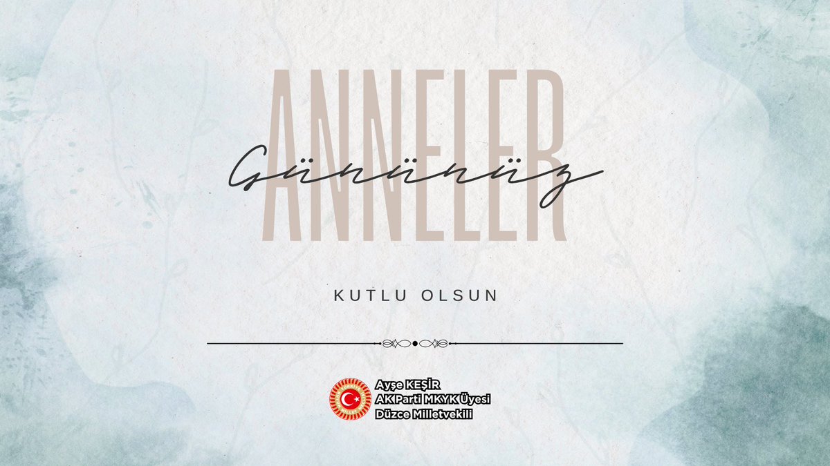 aysekesir's tweet photo. Bedeni ya da yüreğiyle bir çocuğa yuva olan tüm anneler ve anne adaylarının #AnnelerGünü’nü kutluyorum. 💐

Annesini kaybeden yavrulara, yavrusuz kalan annelere sabır diliyorum.

Başta şehitlerimizin emaneti olan anneler olmak üzere, tüm mazlum coğrafyalarda göz yaşı döken anneleri selamlıyorum. 

#AnnelerGünü