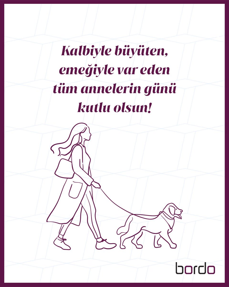 BordoPR's tweet photo. Sevginin tek bir tanımı, anneliğin tek bir yolu yok. ✨
 
Kimi zaman bir çocuğun ilk adımında, kimi zaman bir patinin sıcaklığında, kimi zaman da binbir emekle yeşerttiğin bir hayalin içinde…
 
Kalbiyle büyüten, emeğiyle var eden tüm annelerin günü kutlu olsun❤

#AnnelerGünü https://t.co/b3wkys1ZuJ