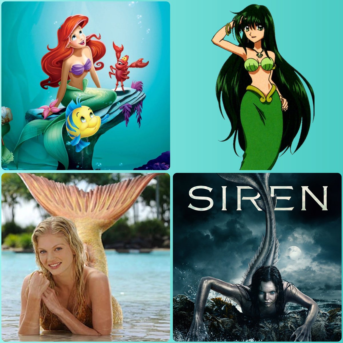 My MerMay contribution: the mermaids/sirens that shaped my entire personality 💙🧜‍♀️ Which Mermaid is your all time favorite?

#MerMay #Mermaids