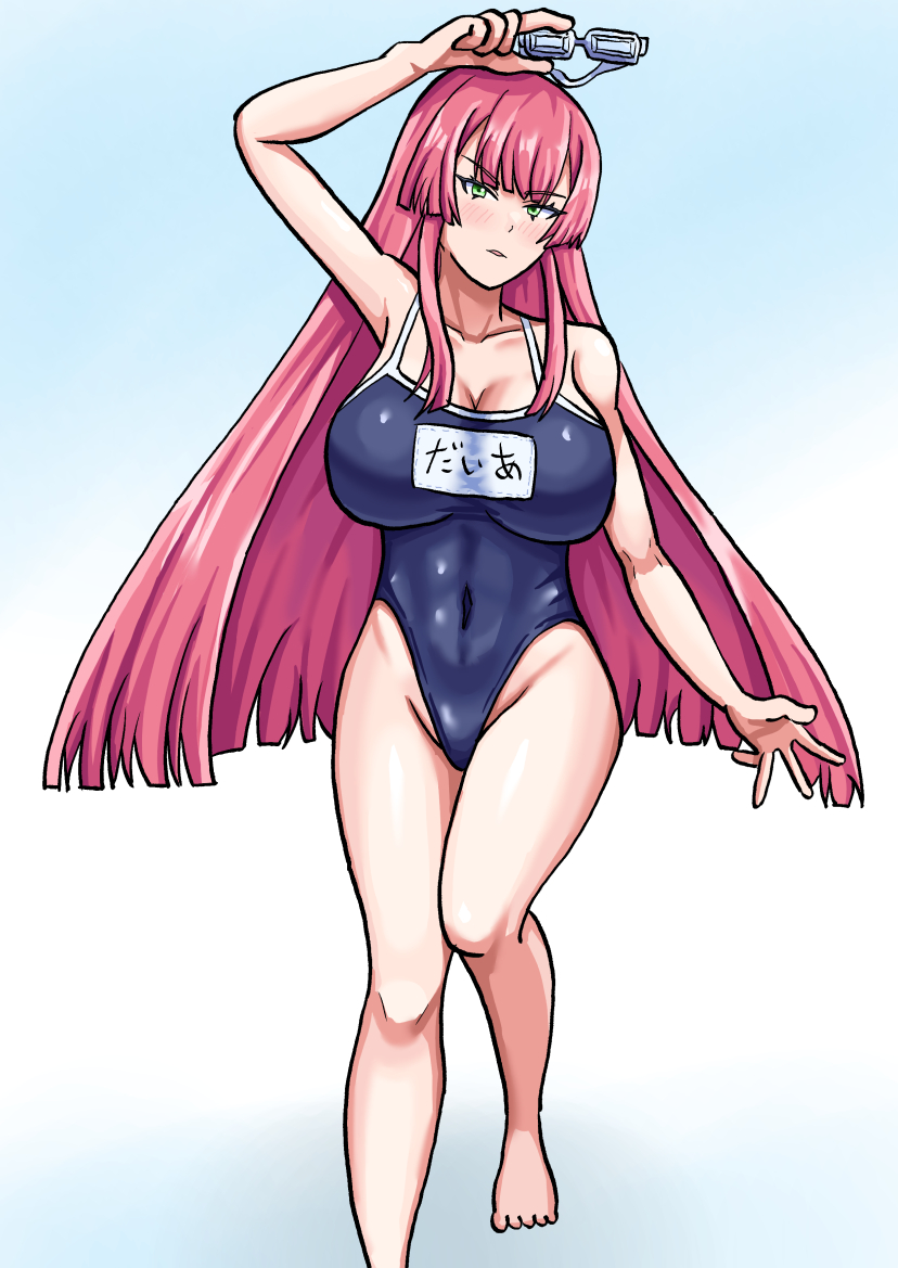 母の日にスク水ダイアちゃんだ！
