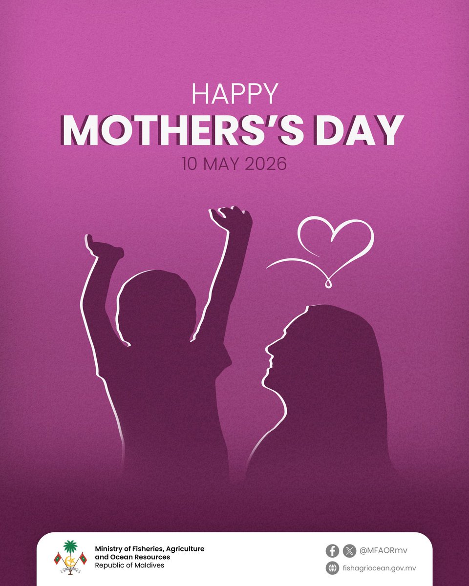 MFAORmv's tweet photo. Happy Mother’s Day to all the incredible mothers across our islands and communities.

Your strength, sacrifice, and care nurture families, sustain communities, and inspire future generations.

With appreciation and gratitude. https://t.co/gfVabsgjQ3