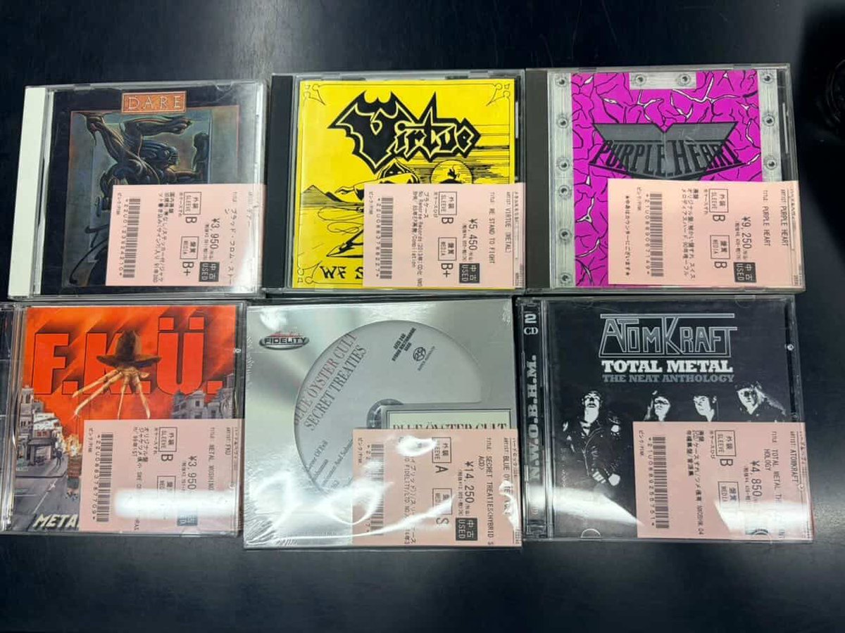 【中古CD】ヘヴィーメタル/ハードロック　HM/HR系40タイトルセット HARD ROCK/HEAVY METALの中古BOXがまとめて入荷！その数20点以上