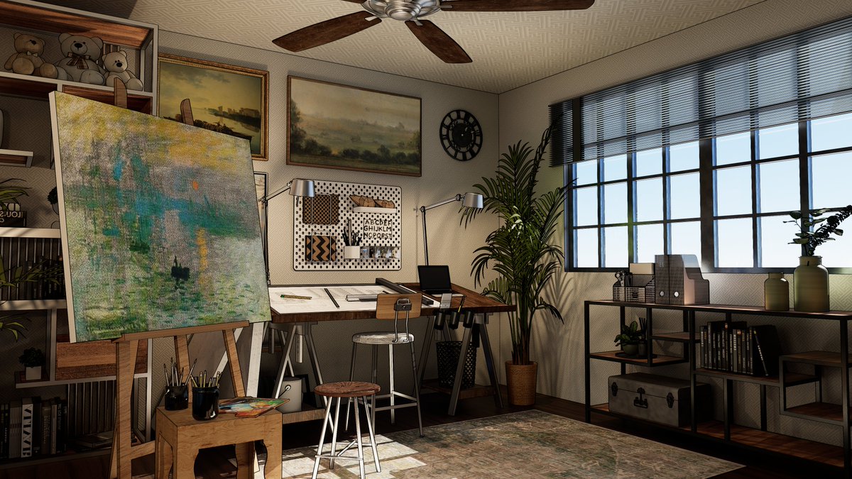 FinalForm_arch's tweet photo. 🌿🎨New work hereee Art Studio Room!!!
commision me here: https://t.co/YuN8PG5PlP
#commission #3Dbackground #vgen #artmoots #smallartist https://t.co/RxvAP2aVka