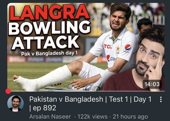I used to like him when his criticisms was on spot, but he has become more and cringe since last year, even pak winning or losing this man always speak shit about some players
Another Bhatti

#PAKvsBAN