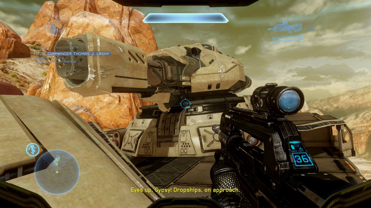 "Get to the crash site and retrieve the muguffin! We can't shoot down the particle cannon without it!"

IDK boss, I feel you could probably eyeball it.