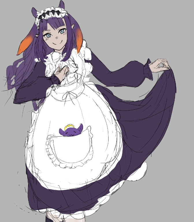 doodMakesStuff's tweet photo. wip #メイドの日 #inART #いなート https://t.co/Y1SdJPO1DL