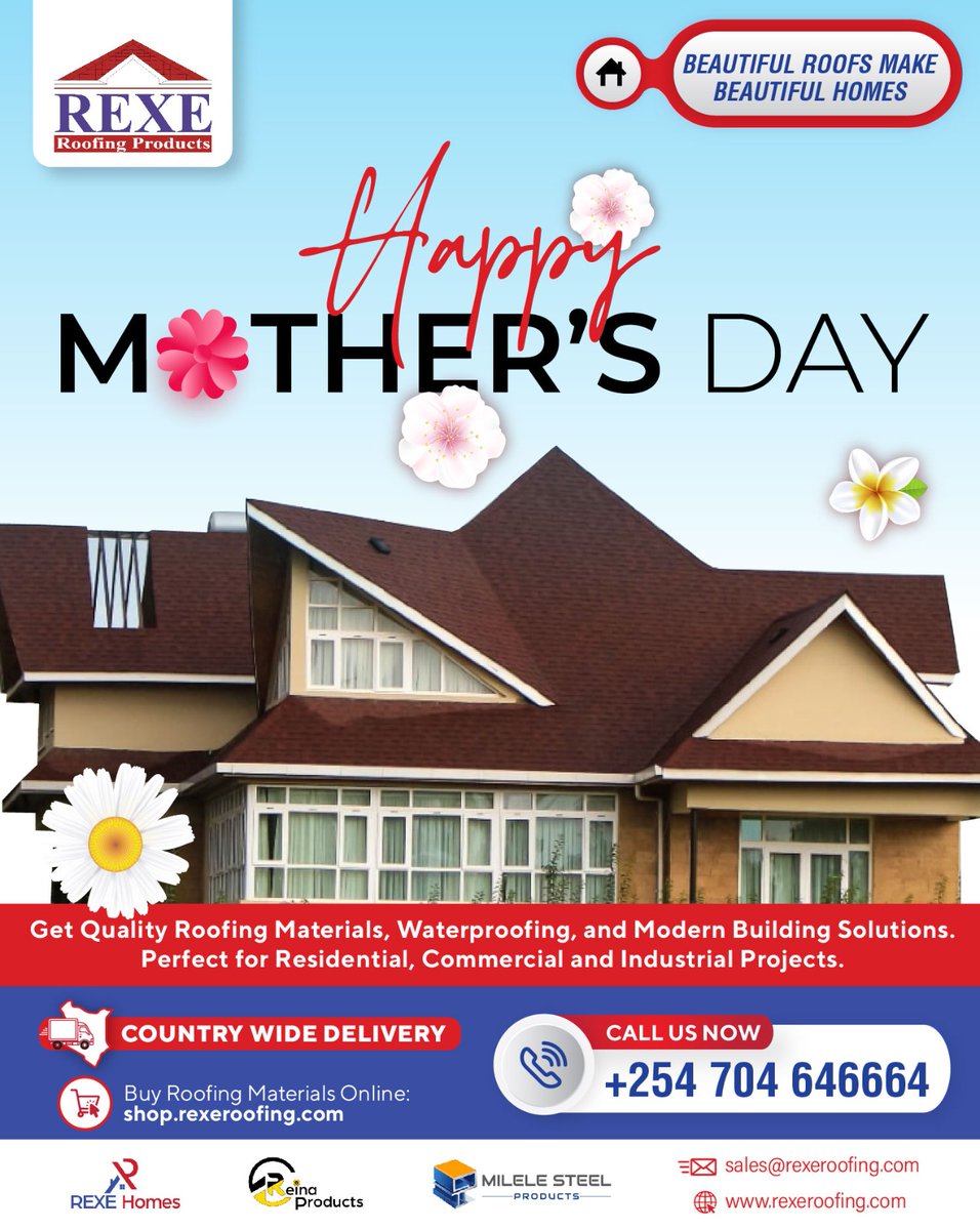 RexeRoofing's tweet photo. A strong home begins with strong foundations, but it becomes a true home because of the love, care, and sacrifice of mothers.

Today, we celebrate the women who create warmth under every roof, hold families together, and make every space feel like home.

Happy #MothersDay https://t.co/sYyfwlaNWC