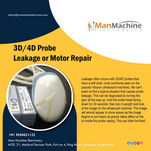 manmachineelect's tweet photo. 3D/4D Probe leakage or motor issues? Restore your ultrasound probe performance with expert repair solutions from Man Machine Electronics. Reliable diagnosis &amp; dependable service support.

📞 +91 9550021122

#ProbeRepair #UltrasoundProbe #MedicalEquipment #ManMachineElectronics https://t.co/pSzHbOLy0A