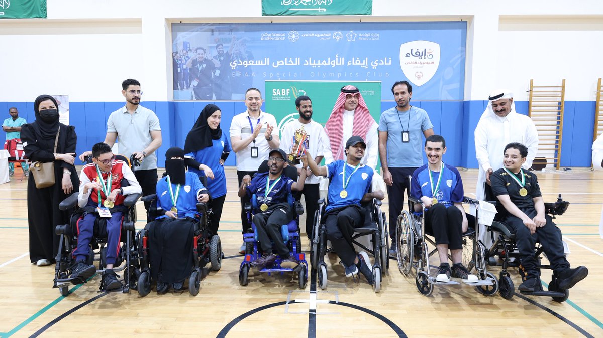 PSRC_KSA's tweet photo. استضاف مجمع الأمير سلطان للتأهيل/ إيفاء بطولة المراكز والهيئات على مستوى المملكة لعام 2026، وذلك بمشاركة 6 أندية وسط أجواء تنافسية عكست روح التحدي والإصرار.

وشهدت البطولة تحقيق نادي إيفاء المركز الأول، في إنجاز يجسد تميّز لاعبيه وجهود المجمّع في دعم الرياضات المخصصة للأشخاص ذوي الإعاقة وتمكينهم في مختلف المجالات.

#مجمع_الأمير_سلطان_للتأهيل
#إيفاء
#البوتشيا