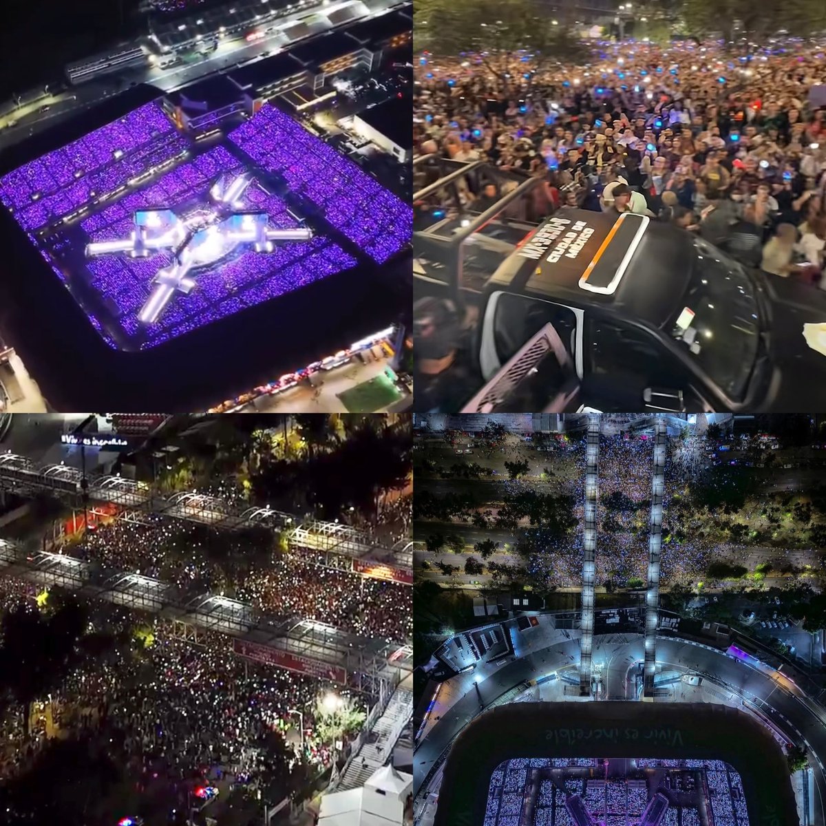 It’s honestly crazy that nearly 100k ARMY attended BTS’s Day 2 concert in Mexico 🇲🇽😭

Including around 40k people gathered outside the stadium. BTS’s impact and the energy of Mexican ARMY are absolutely unmatched 🥹🤟

BTS made history once again.🔥

#BTS_WORLDTOUR_MEXICOCITY