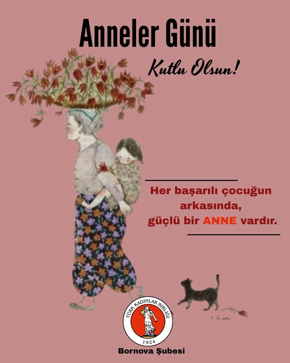 TKBBORNOVA's tweet photo. Anneler Günü kutlu olsun!🌺

#102yıl 
#AnnelerGünü https://t.co/zVW6CtLB8z