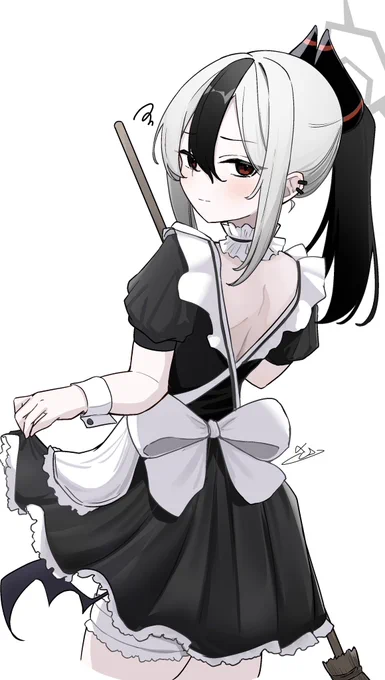 メイドなカヨコ #メイドの日 #ブルアカ