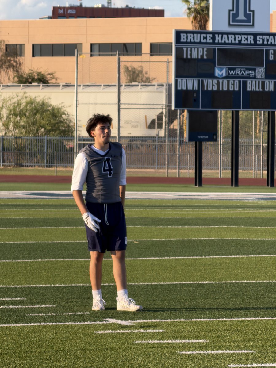 JUSTCHILLY's tweet photo. 2026 AZ Spring Ball
Tempe

‘27 ATH Jaiden Hart-Rodriguez

Will contribute on offense, but it sounded like Head Coach Sean Freeman is expecting him to be a big part of the defense!! 

“I’m gonna move him around, and give him opportunities to make plays..” https://t.co/SZDVeTdUOc