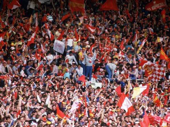 Awaydays23's tweet photo. ON THIS DAY 1986: Liverpool v Everton in the FA Cup Final at Wembley https://t.co/sR1Lh5etqU