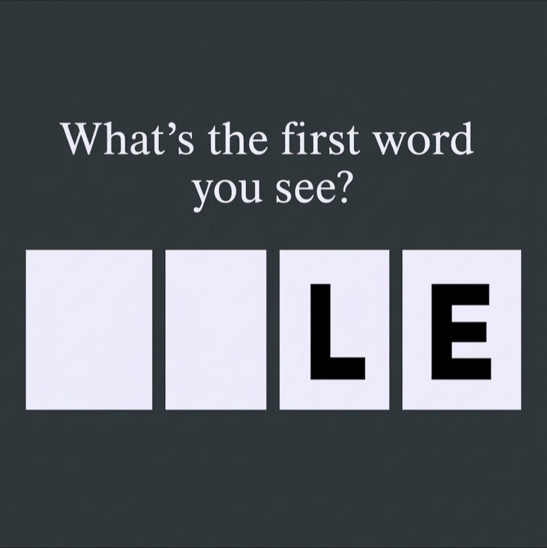 zahrafatma1278's tweet photo. What's the first word in your mind? https://t.co/J2ZUUThHwn