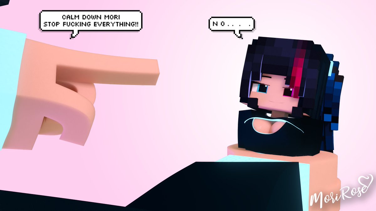 MoriRoseMC's tweet photo. Mori wont calm down https://t.co/n2VOi7DEf6