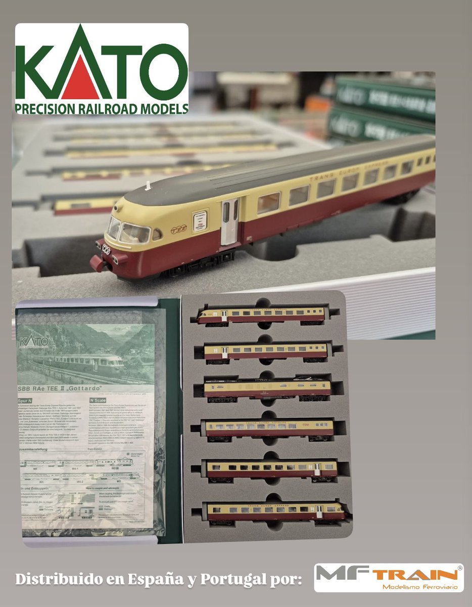 Mftrain_N's tweet photo. NOVEDADES KATO

Novedades de @kato_railroad_models en nuestro almacén.

Disponibles en ñ comercios habituales y en nuestra página web https://t.co/EXQd0cNzaH

@Mftrain_N es el distribuidor oficial en España y Portugal de @katomodels .

https://t.co/EXQd0cNzaH https://t.co/306bAxZYM5