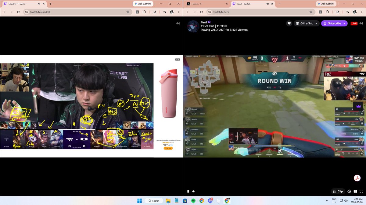 holy t1 setup #T1FIGHTING