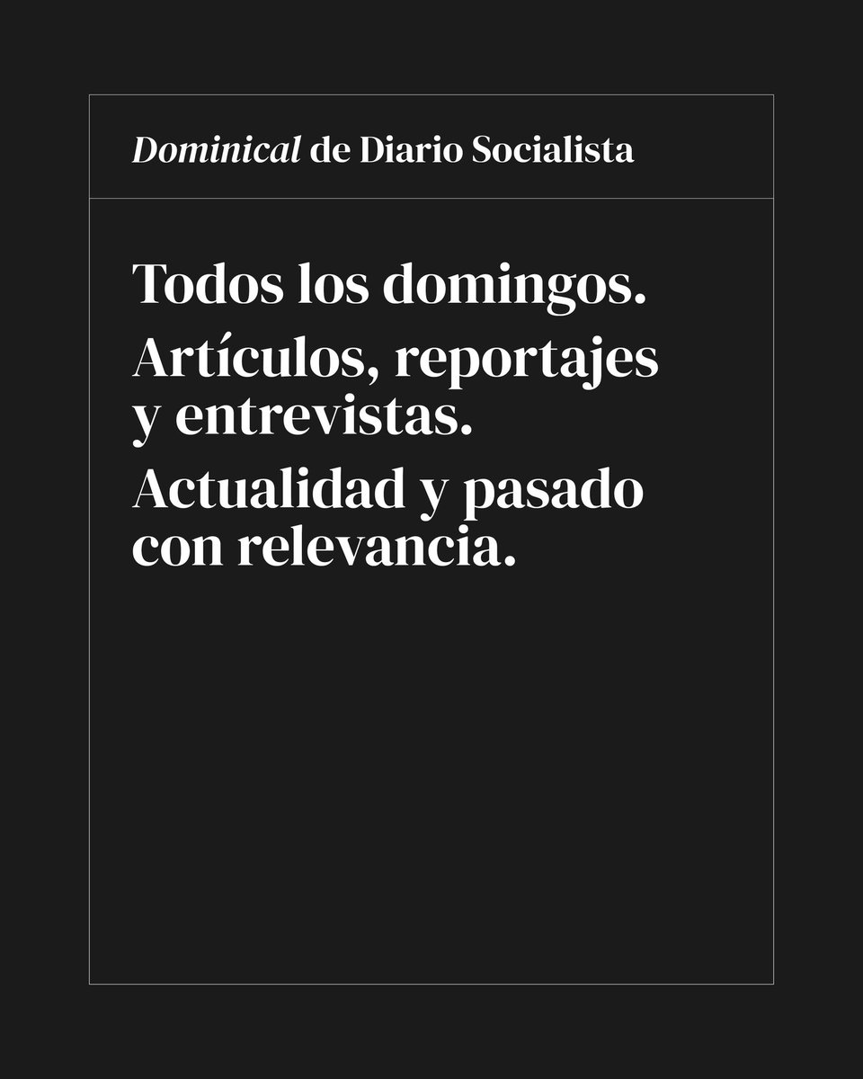 DSocialista_'s tweet photo. 📰 𝑫𝒐𝒎𝒊𝒏𝒊𝒄𝒂𝒍 de Diario Socialista

Dominical Nº3 - Israel: El pequeño satán

➡️https://t.co/DdHs52sF4q https://t.co/bHVGpSduOZ
