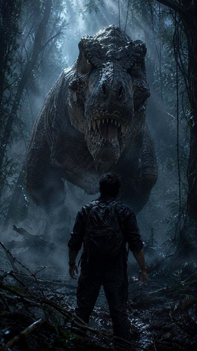Just realized something: this monster once actually lived on Earth, way longer than humans have. Too bad humans and dinosaurs never got the chance to come face to face.