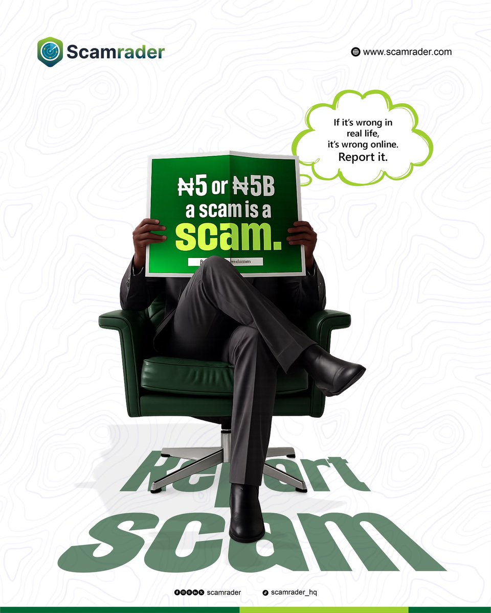 Scamrader | Anti-scam tweet media