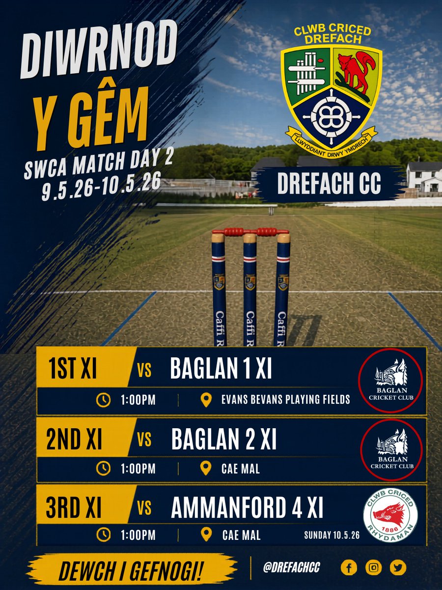 Drefach Cricket Club tweet media