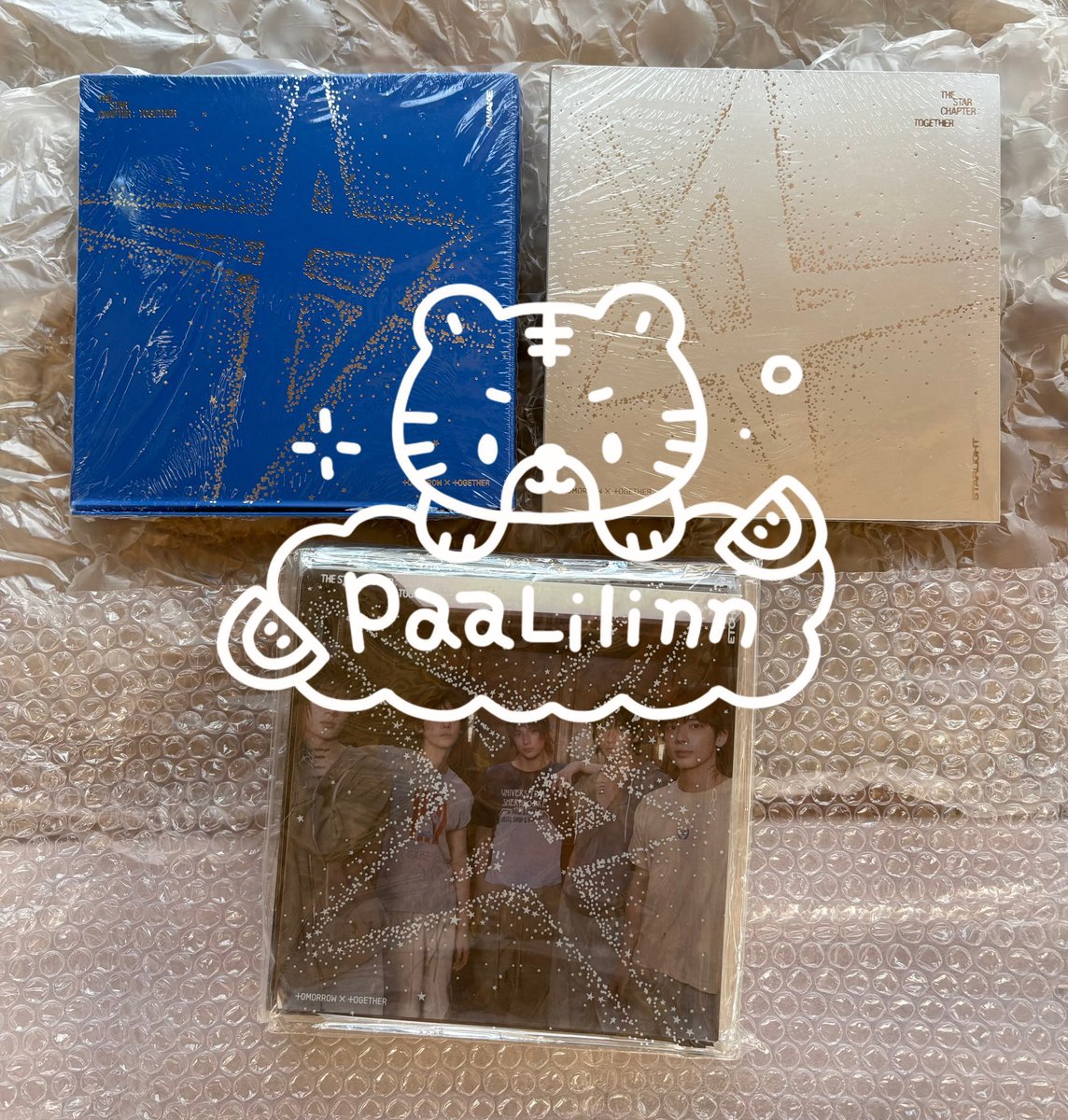 PaaLilinn's tweet photo. ดีล✨อัลบั้ม TXT - THE STAR CHAPTER: TOGETHER (ไม่แกะ)

📍บั้มพร้อมส่ง จัดส่งวันพรุ่งนี้

✅ ว่าง 3 บั้ม

บั้ม Photobook ไม่แกะ

💰 290 .- / 1 บั้ม

✅ สุ่ม ver / สั่ง 3 บั้ม ได้ครบ 3 ver.

📮 ค่าส่งเอกชน 60

🏝 พื้นที่ห่างไกลบวกตามจริง

#ตลาดนัดTXT #ตลาดนัดทีเร้ก #ตลาดนัดทีบายที https://t.co/Lnq0Z6lVFK