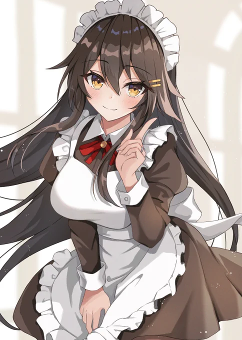 メイドの日なのでメイド榛名さん #メイドの日