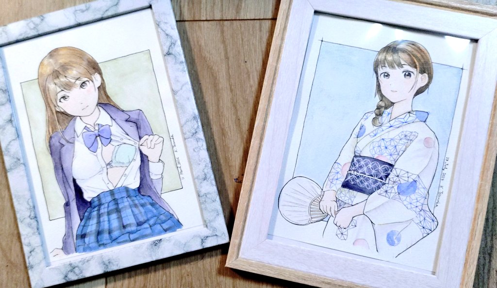 KazTsuruoka(@KazTsuruoka)さんの原画無事到着しました！ ちょいと