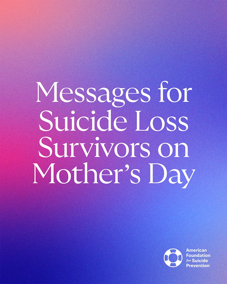 American Foundation for Suicide Prevention tweet media