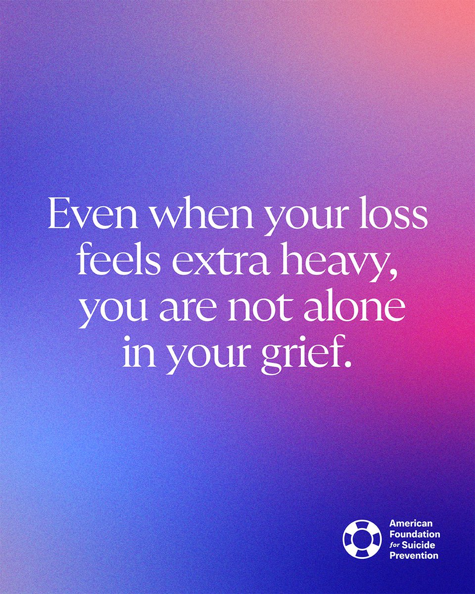 American Foundation for Suicide Prevention tweet media