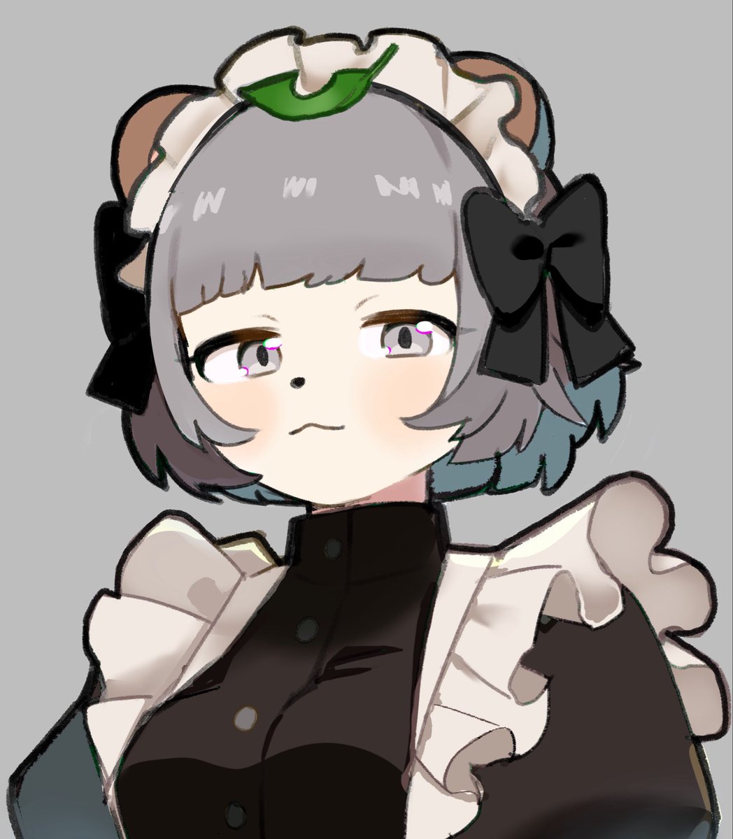 ta_ya2525's tweet photo. メイドの日のぽんぽこさん🍃 https://t.co/ZlHSuuhWBG