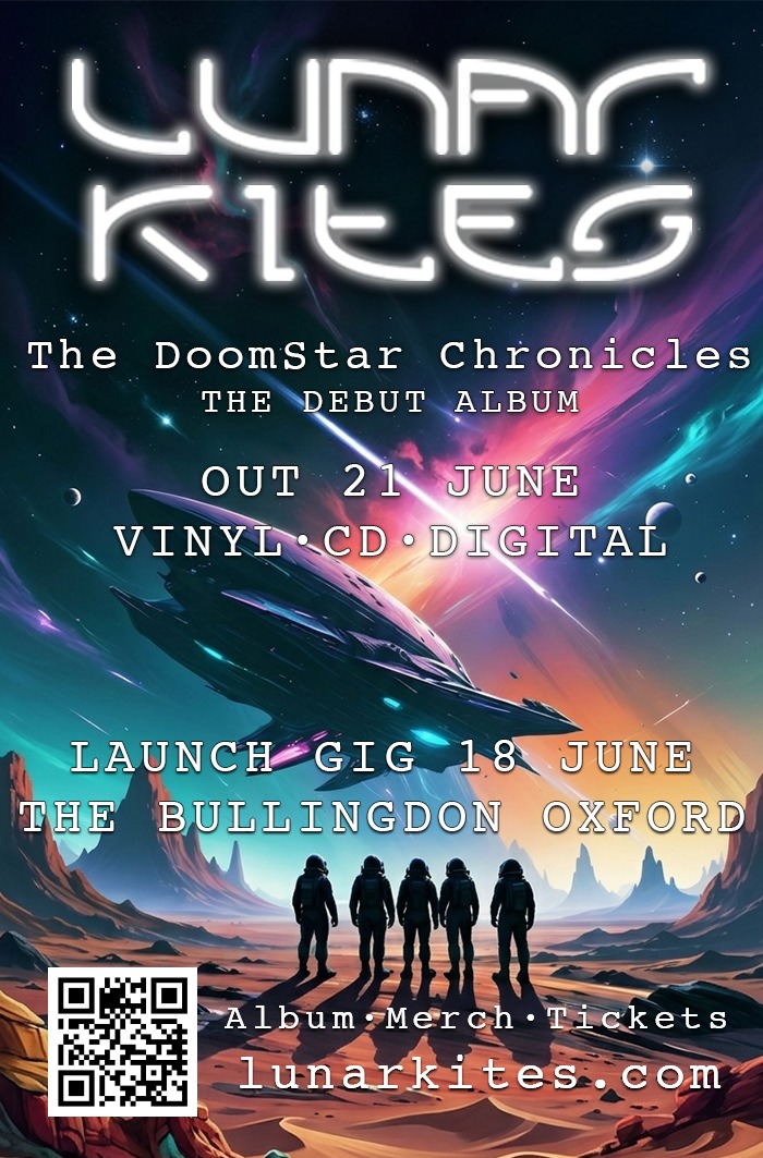 LunarKitesBand's tweet photo. Set the controls...
The DoomStar Chronicles out 21 June
Launch gig @TheBullingdon 18 June
Ticket link in pinned tweet https://t.co/VKauOOcKcH