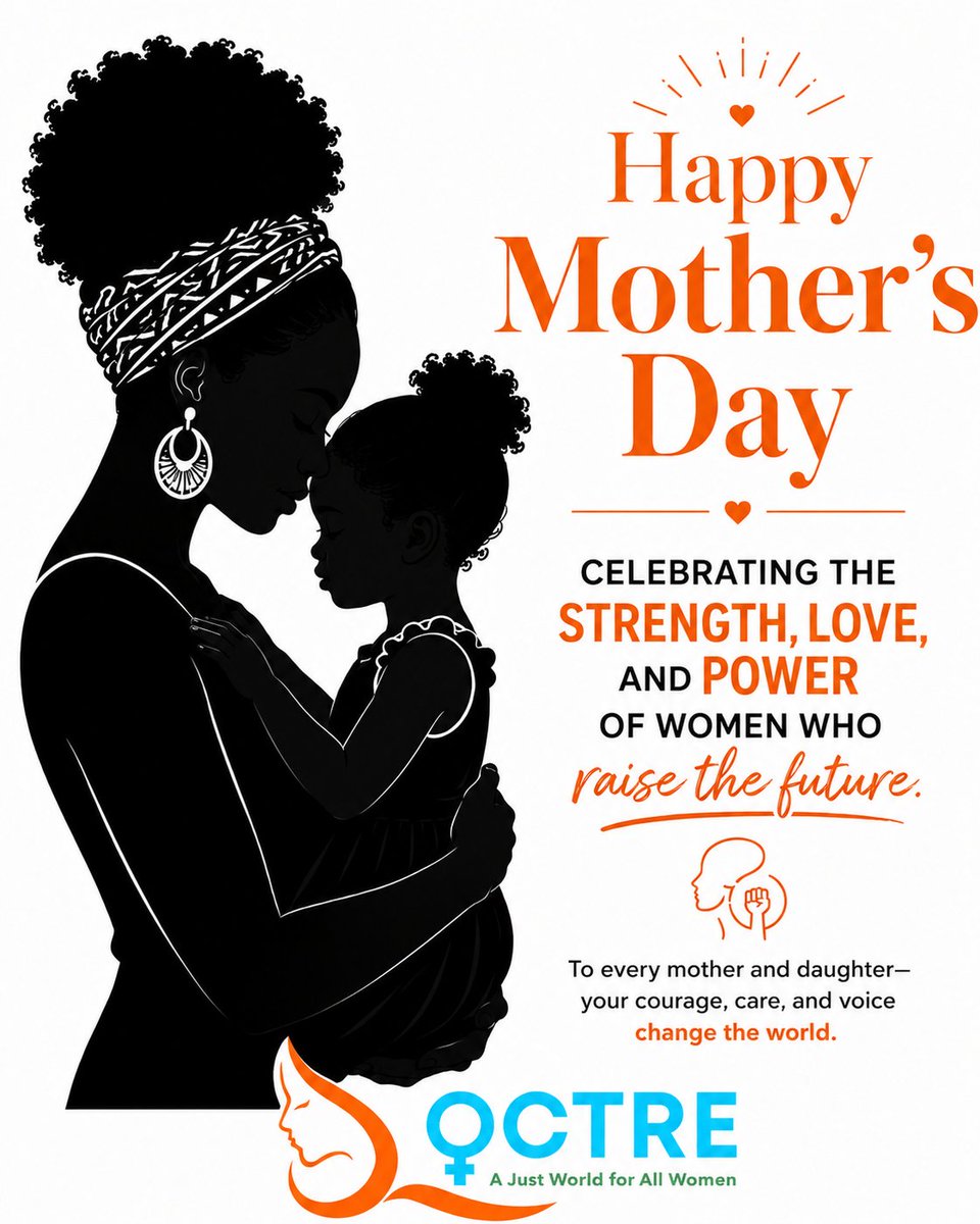 OCTRE_RC's tweet photo. Happy Mother’s Day to the women who nurture, lead, protect, and inspire generations. Today, we celebrate the strength, love, and power of mothers raising the future.
A Just World for All Women. 🧡
@eveK_w @_gacery @charo_oliver 
#MothersDay #WomenEmpowerment #Feminism #OCTRE https://t.co/Fl2v0ddOSd