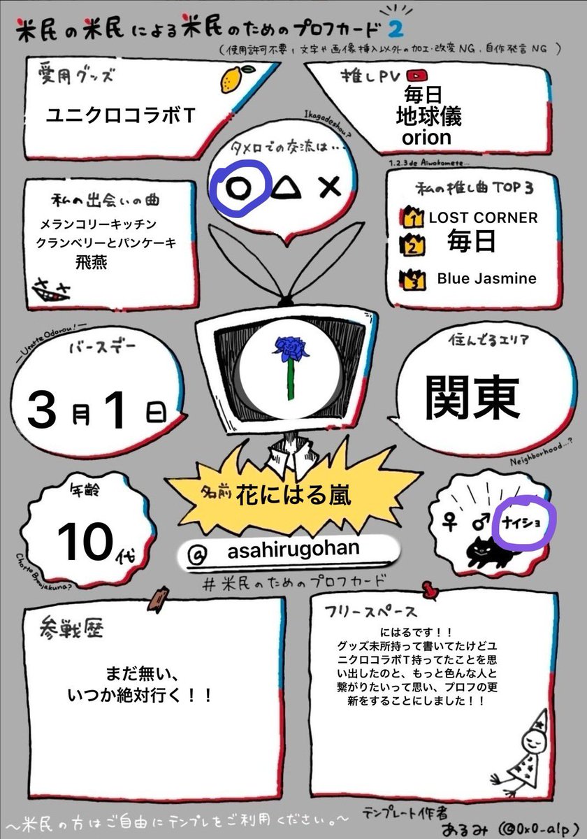プロフカード