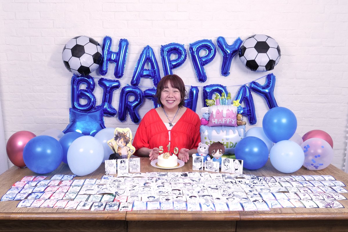 whistle_24's tweet photo. ｡*ﾟ+.*.Happy Birthday* 2026.05.10+..｡*ﾟ+

風祭将くん＆樋口大輔先生
お誕生日おめでとうございます🍰🎊✨

ファンの皆様と共に、楽しい1年になりますように‼️

⚽️『月刊 #ホイッスル！』#プリントくじら
ブロマイド全種とともに📷 https://t.co/76DP4jZyDO