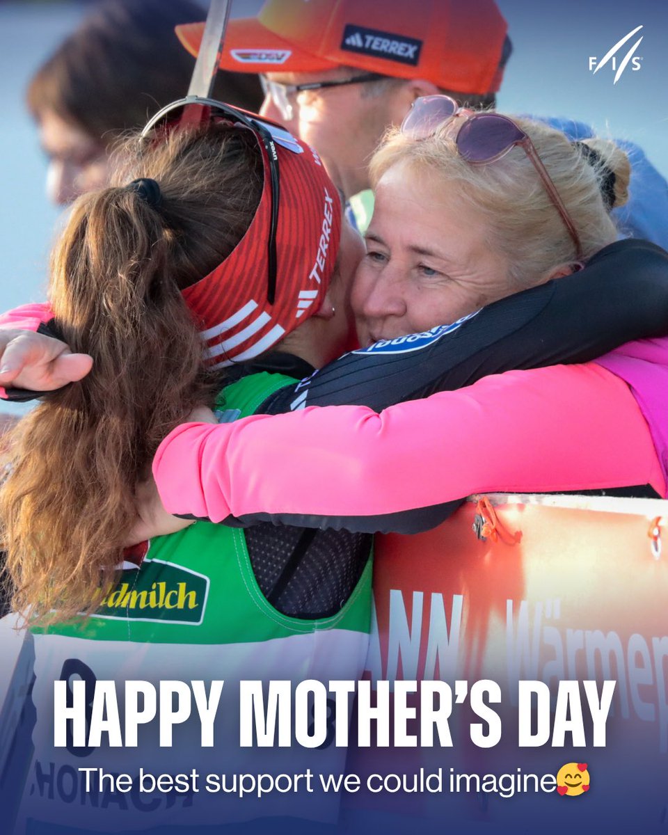 fisnoco's tweet photo. Happy Mother’s Day❤️ to all the super moms supporting our athletes in chasing their dreams, showing up at races, cheering and being there when you need a hug🫂🫶

Without you the sport wouldn’t be the same!🥰✨

#fisnoco #nordiccombined #wintersport #mothersday https://t.co/Cg7XBwlWvz