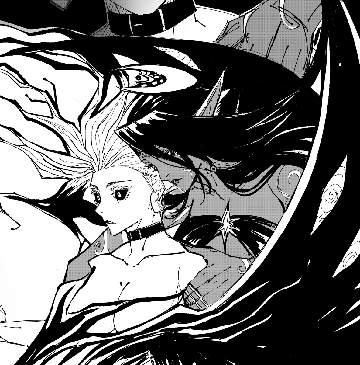 Phantomosis's tweet photo. The Void and Uro https://t.co/w22uqbR5p6
