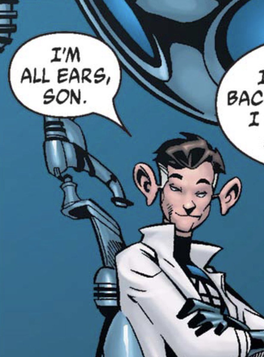 He’s on some reed Richards shit