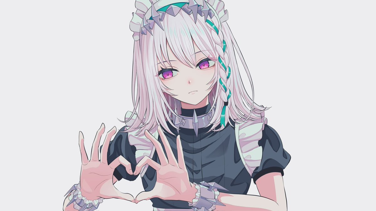 メイドの日なので再喝🫶
#MoemiART
 #メイドの日