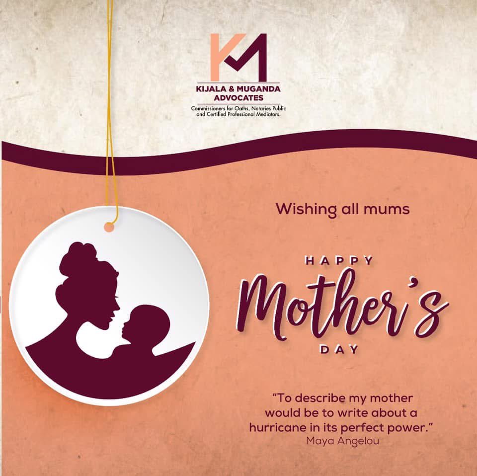 KijalaMuganda's tweet photo. Happy Mothers Day to all mums
#kmadvocates #MothersDay https://t.co/lN4DFfbJKl