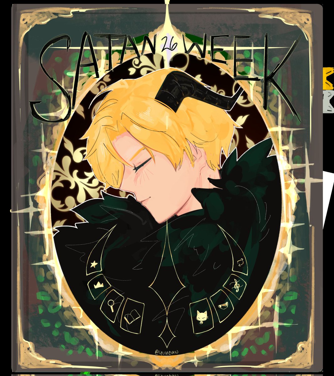yungaiu's tweet photo. I'm finally hosting #satanweek26 at the end of June!

It took some planning but I think I'm happy with the results. I tried to keep the prompts pretty broad, and wanted to offer a little prize as well!

The dates and information are posted below ✨️

#obeyme #obeymesatan https://t.co/mZavU1wzXx