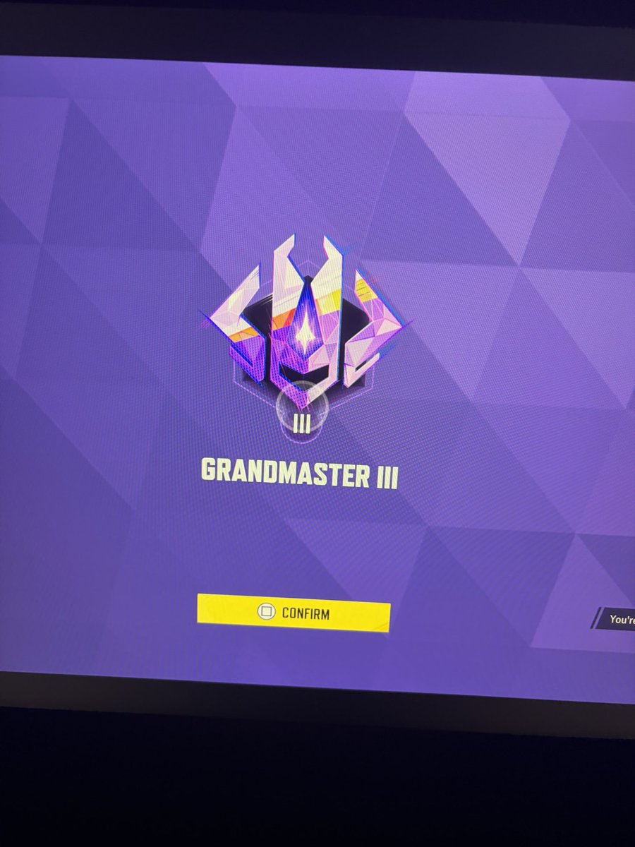 ProjectSPDY's tweet photo. I finally made it to GM😭 after only playing this game for 7 months. Gonna aim for celestial now🫡 https://t.co/e0v8XNz4Xx