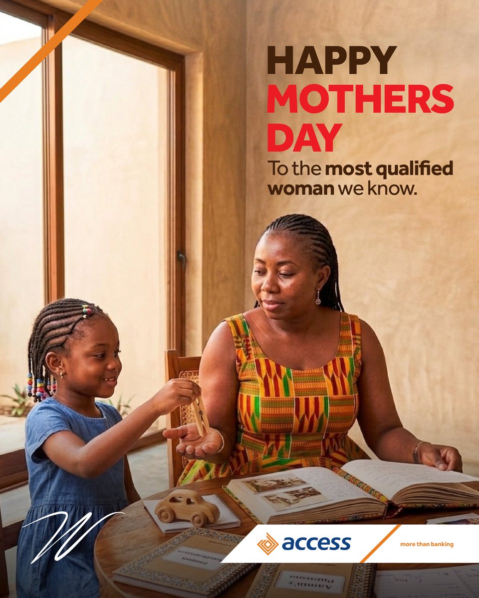 Wcommunitygh's tweet photo. She’s not just one thing; she’s everything when you need it most.
And that’s what makes her extraordinary.
Happy Mothers’ Day to the women who carry so much, so gracefully ❤️.
Swipe through and tell us which role fits your mum best? 

#Wcommunitygh 
#HappyMothersDay https://t.co/AqiOMgGftx