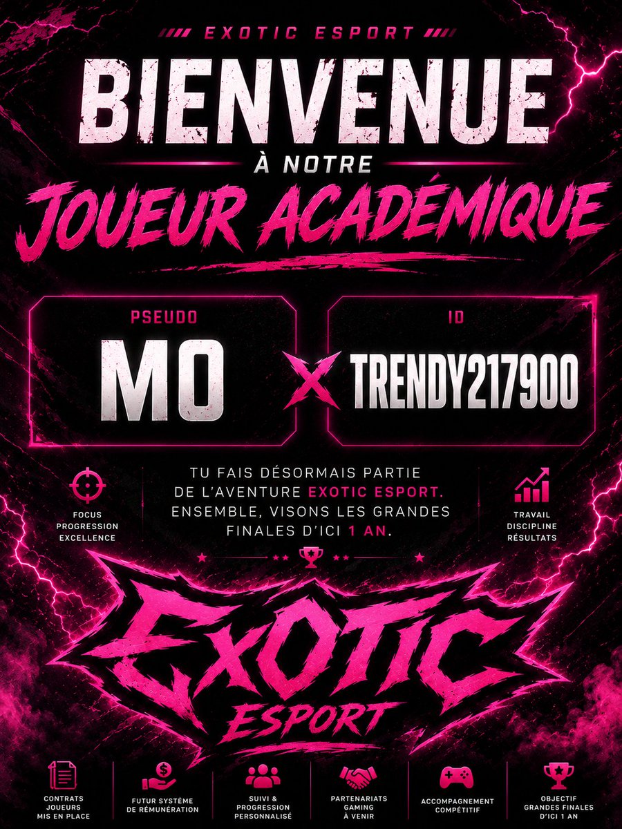 TeamZayrox's tweet photo. bienvenue notre pepite ! https://t.co/STxO6lem3N